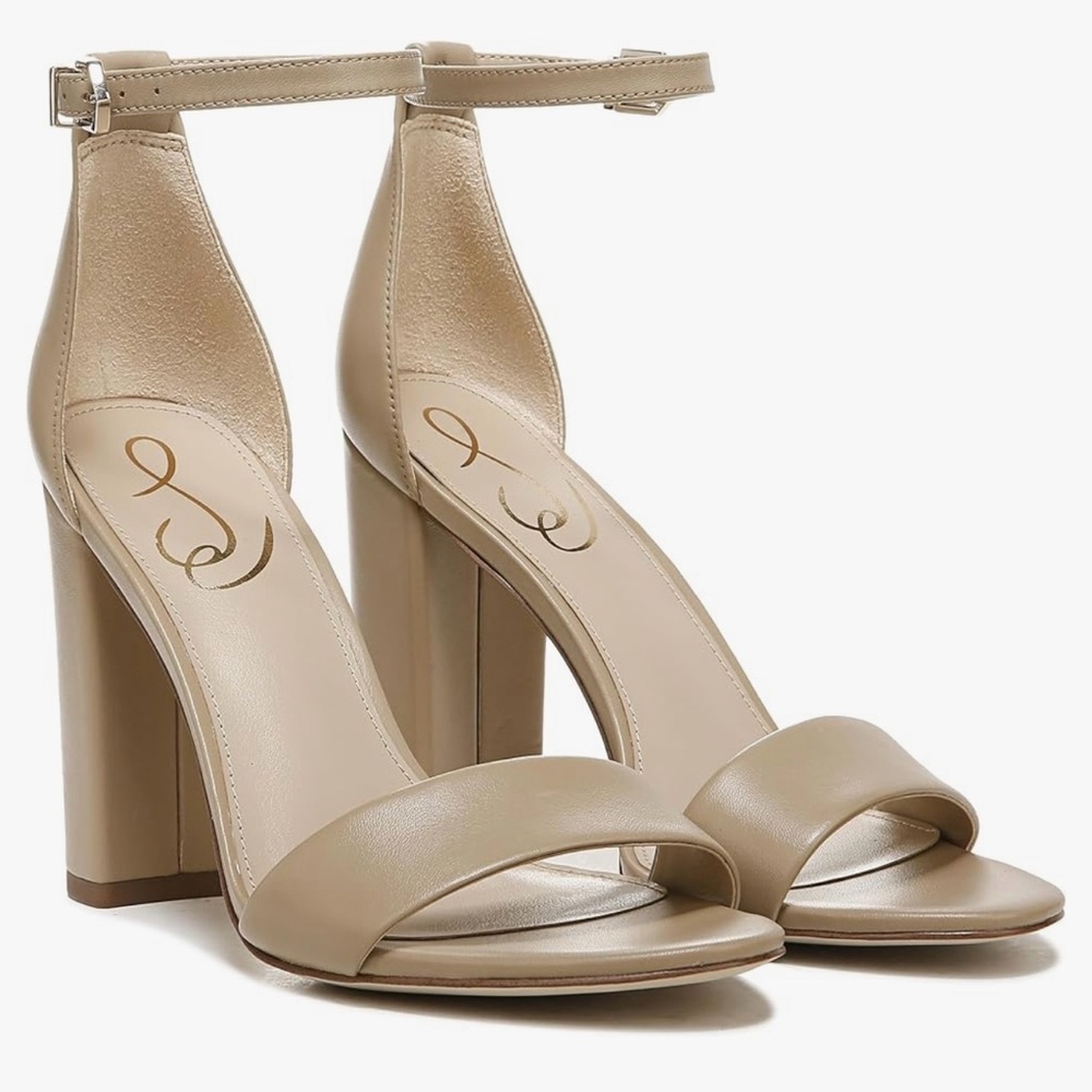 Sam Edelman Tan Block Heel Sandals